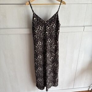 Show Me Your Mumu Leopard Print Slip Dress